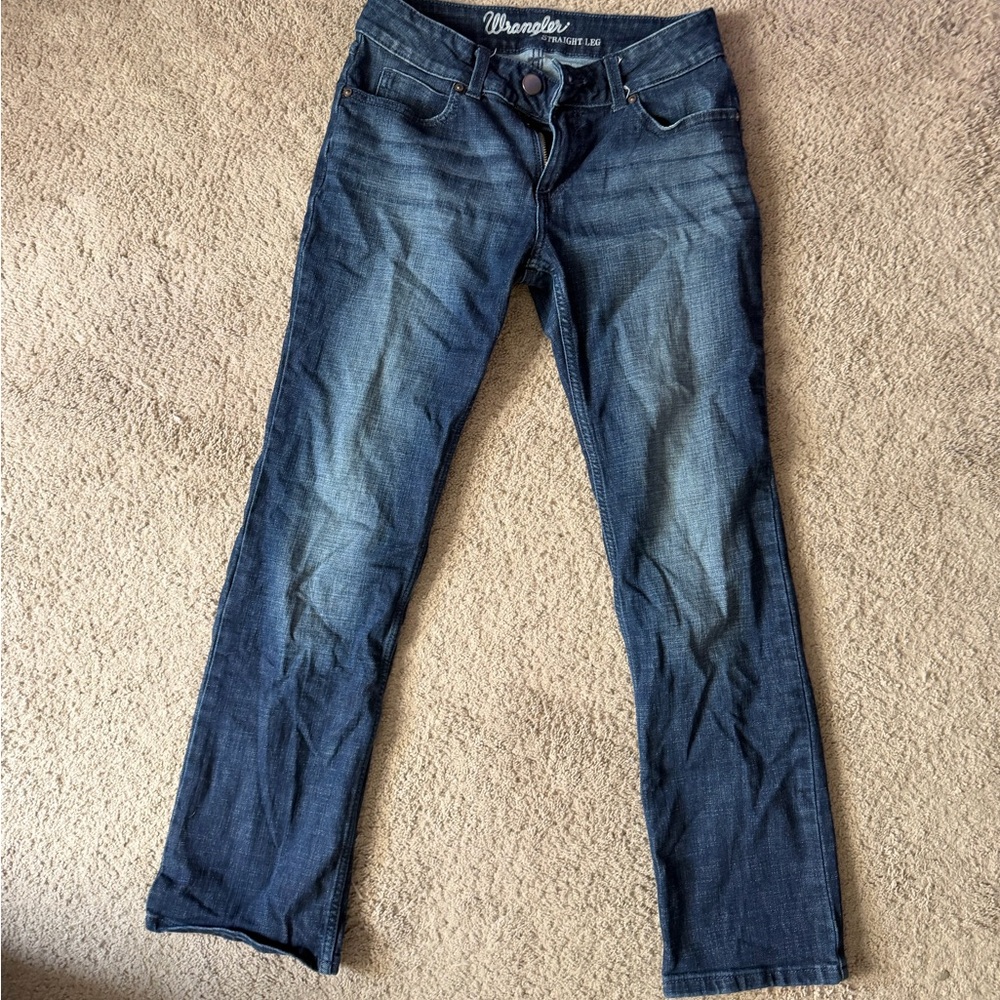 Wrangler Women's Indigo Straight Leg Jeans